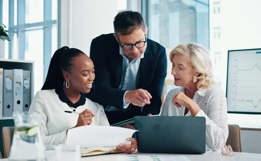 مؤسسة كبيرة، ارتياح كبير