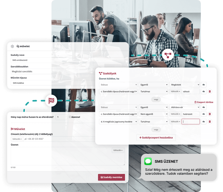 تحكم في سير عمل العقود دون الحاجة إلى التعامل مع كل خطوة يدويًا.